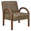 Fauteuil d'appoint en similicuir Lunet-2028224519-2028224538