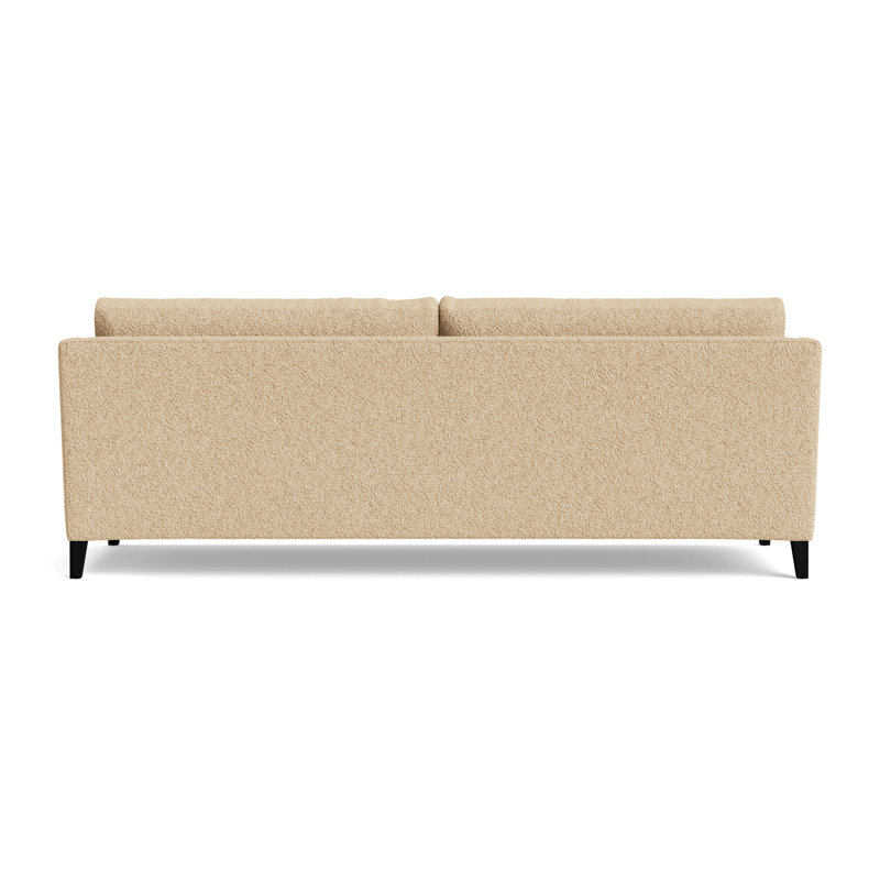 Gigi No Skirt 85 Sofa, Berber - Dune, Black