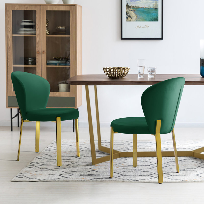 Chaise d'appoint Kadejiah, Vert