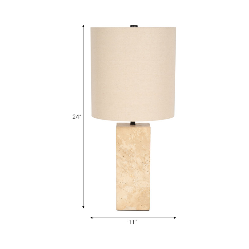 24" Metal Table Lamp