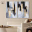 Ensemble de 2 reproductions sur toile Luxe -170662195-170662179-170662239