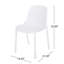 Chaise de patio empilable Roxanne-2052070581