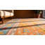 Warm Light brown Antique Tribal Geometric Small Indian Flat Weave Dhurrie Carpet