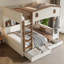 Lit superposé rustique en bois massif-125179349-125179350-125179360