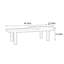Wabi-sabi simple solid wood coffee table