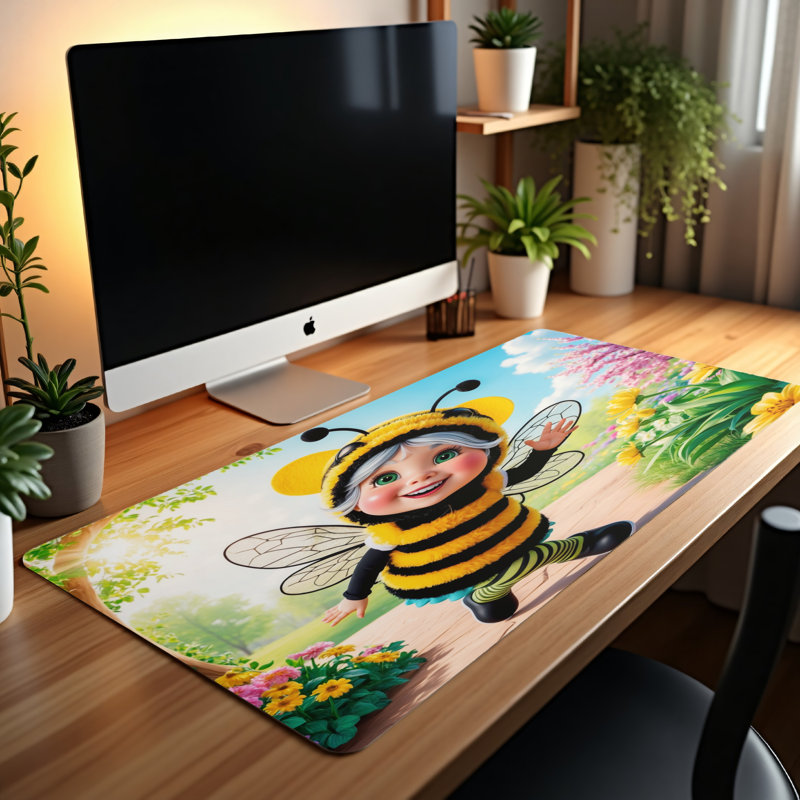 Polyester Desk Pad, 14.4x12.1