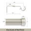 Tringle à rideaux simple réglable de 84 po à 84 po 1 po-1591266430-1591266424