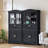 67" Pantry Cabinet, Retro Storage Cabinet