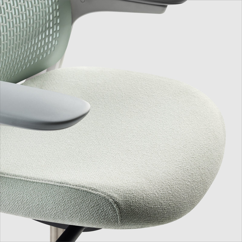 Haworth Breck Office Chair, Agave, White