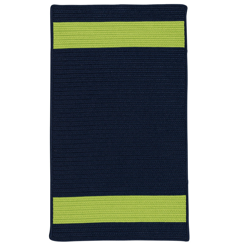 Tapis intérieur / extérieur Sumrall - vert marine, Rectangle 12 pi x 15 pi
