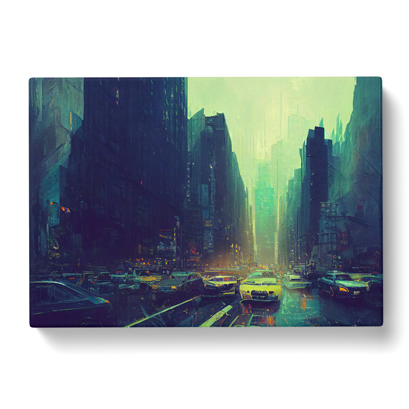 New York City Skyline Vol.1 Abstract - Wrapped Canvas, 35cm H x 50cm W x 3cm D