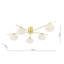 Jamir Glass Semi Flush Mount