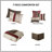 Elegant Red Polyester Bedding Sets, Contemporary Style For Home Decor