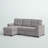 Yosef Upholstered L-Shaped Sectional Reversible-704676663