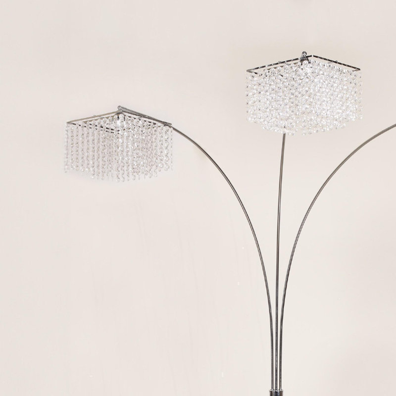 Lampe courbée de salon moderne de style moderne et luxueux