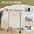 2-section Rolling Laundry Hamper-1450145602
