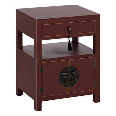Bobbetta 50cm W Manufactured Wood Bedside Table