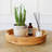 Round Rattan Tray, Decorative Coffee Table Trays, Ottoman Tray, Woven Serving Tray With Handles, Wicker Serving Basket-1261800803