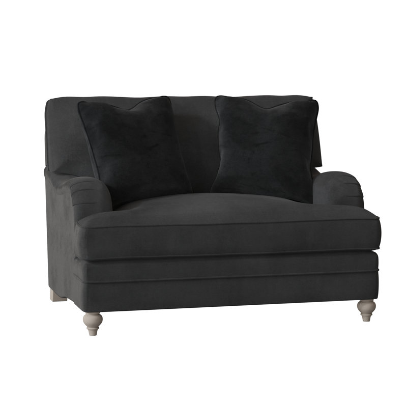 Tarleton Chair And A Half, Akiko Graphite Performance 5534-011, Blanca
