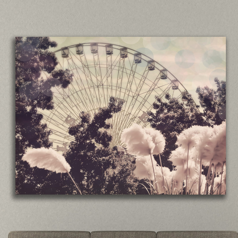 « plumes ferris » par ashley davis, reproduction de photo sur toile tendue, H 15 po x l 20 po x P 1,5 po
