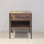 Ensemble de table de chevet 2 pièces, style industriel