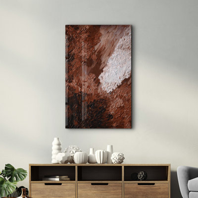 Peinture décorative en verre trempé