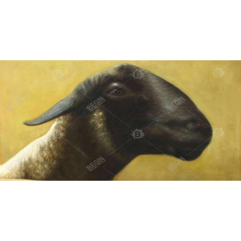 Young ram - 15.75"x31.50" Desk mat