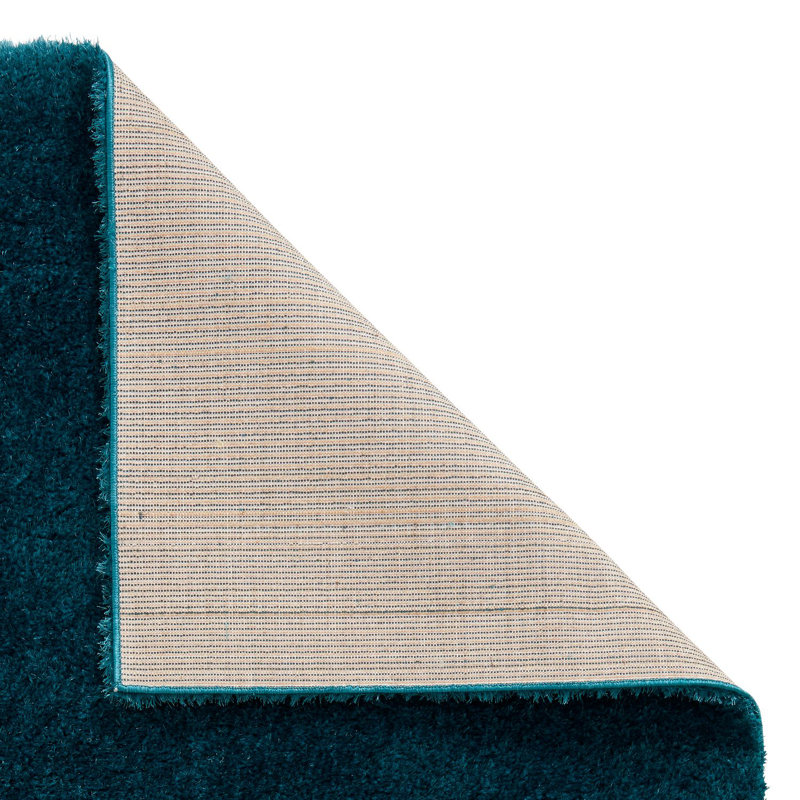 Lux Shaggy area rug Machine Woven Rectangle Dark Green, Rectangle 120 x 170cm