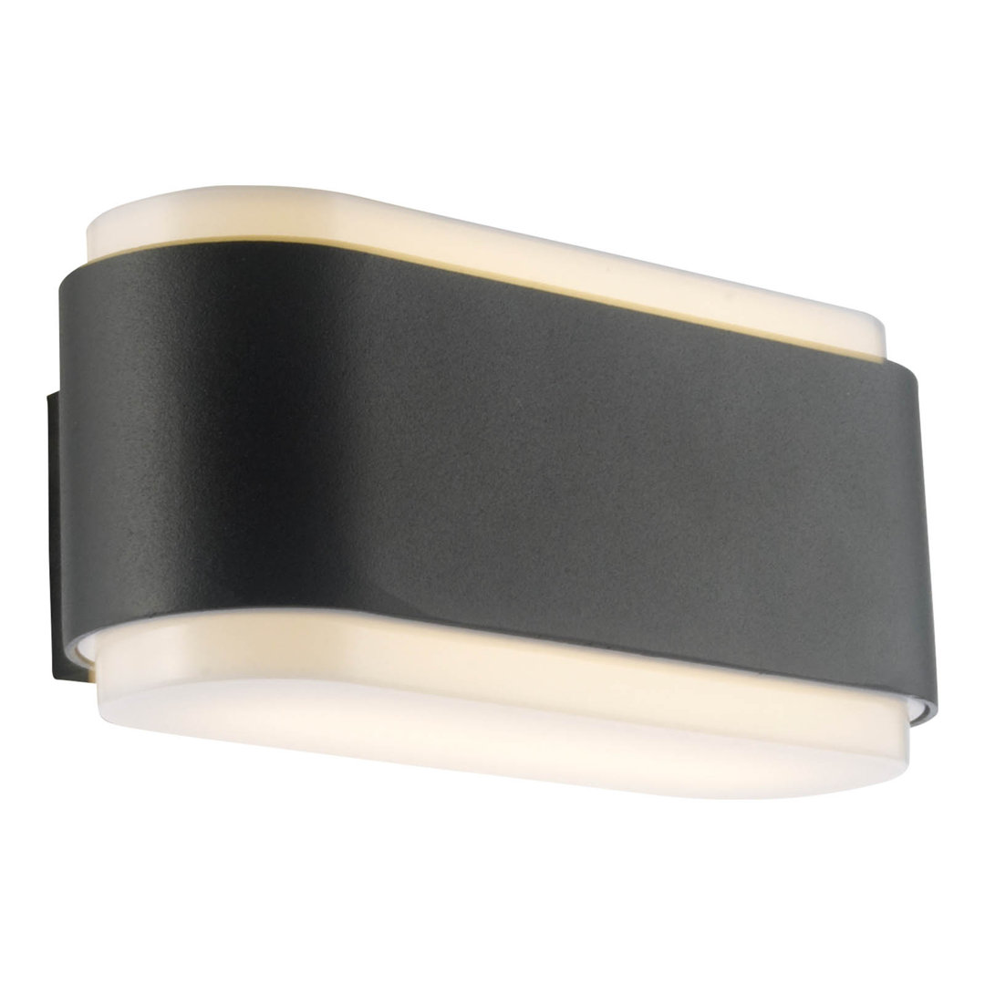 Black 31'' H Integrated LED Outdoor Wall Lantern