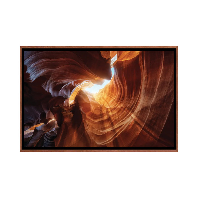 Antelope Hole by Juan Pablo De Miguel - Floater Frame Print on Canvas