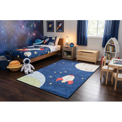 Trym Rectangle Machine Woven Polyester Rug