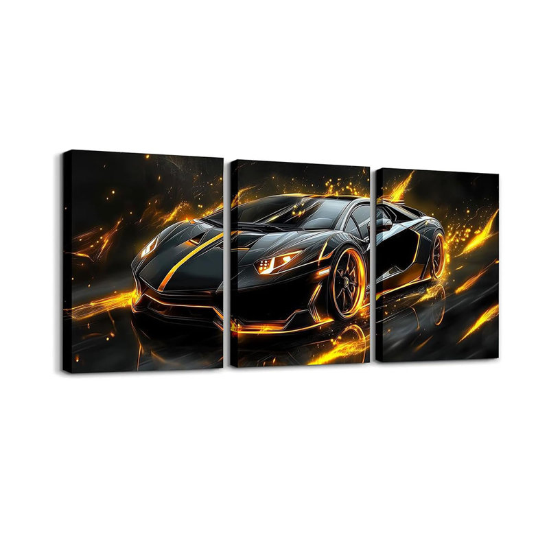 3 Piece Wrapped Canvas Print