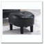 Chaise d'appoint et repose-pieds