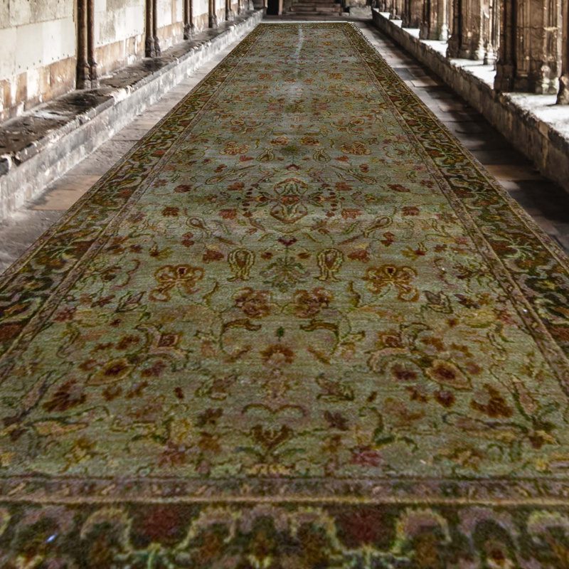 One-of-a-Kind 3' X 7'9" Hand Knotted Area Rug