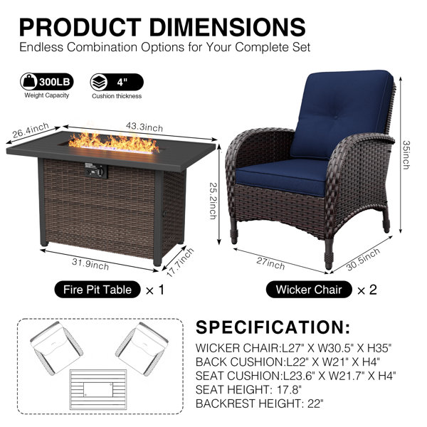 Dimensions du produit