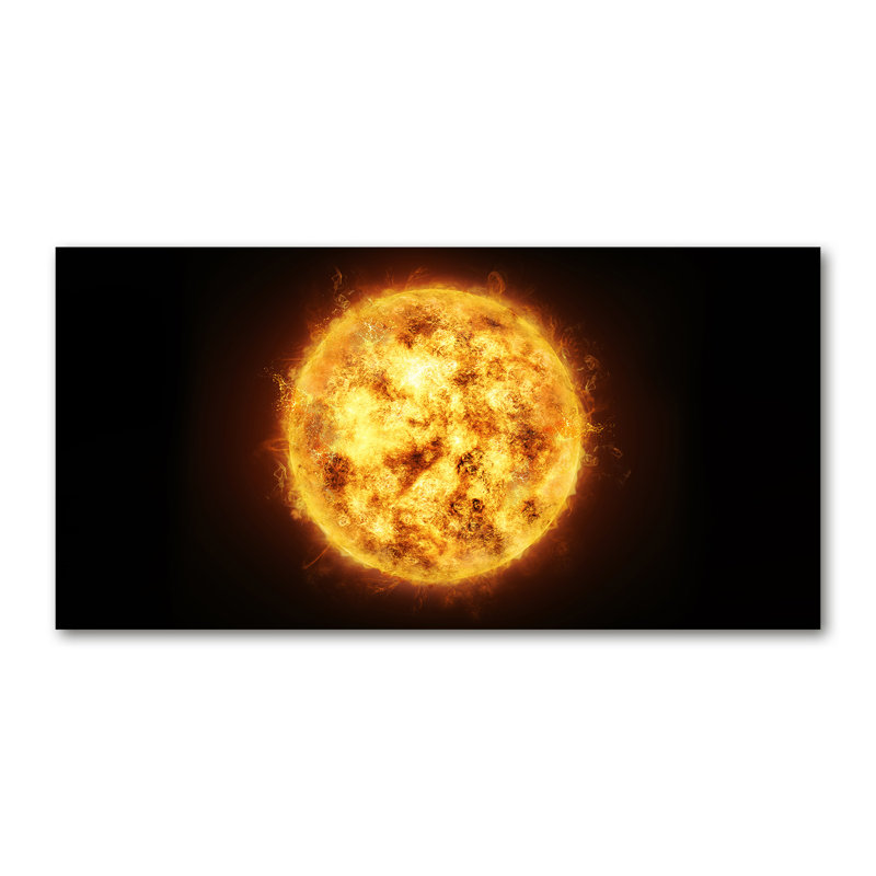 Sun - Wrapped Canvas Print, Canvas, 70cm H x 140cm W