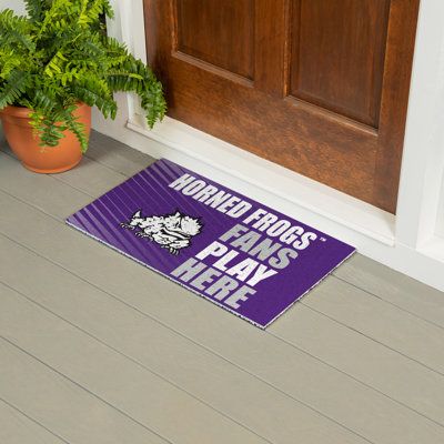 Texas Christian University Fan PVC Mat, 28"x16"