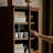American style all solid wood closed bookcase