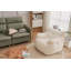 Soft Teddy Fabric Tufted Foam Bean Bag Chair With Teddy Fabric