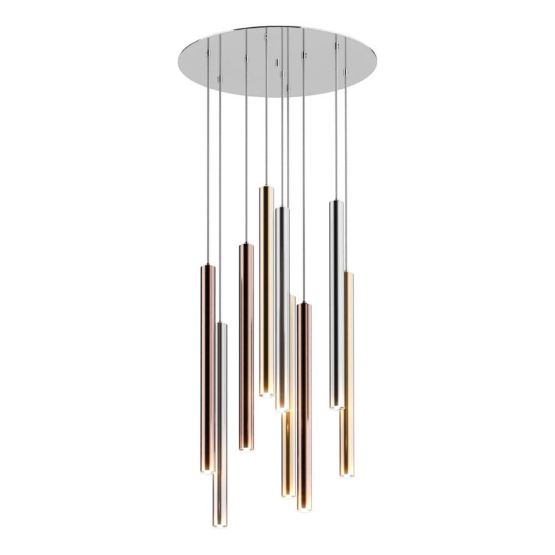 Denslowe 9 - Light LED Kitchen Island Pendant