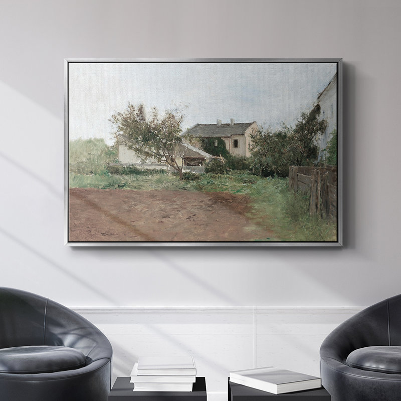 "Vintage Landscape -DCCCLxxvii" sur, Toile tendue, H 25 po x l 37 po x P 1,5 po