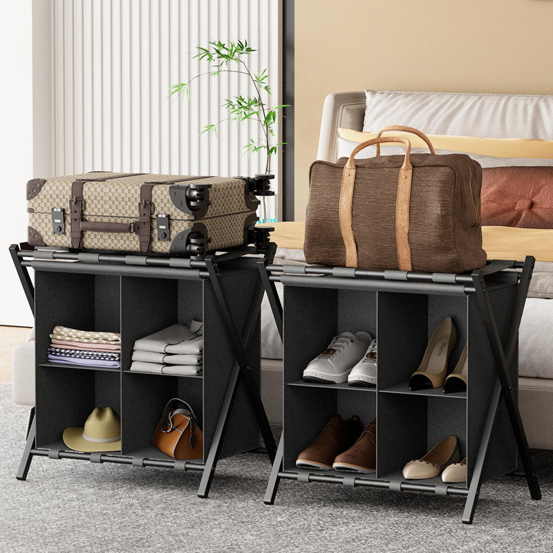 Porte-bagages pour chambre d'amis, ensemble de 2