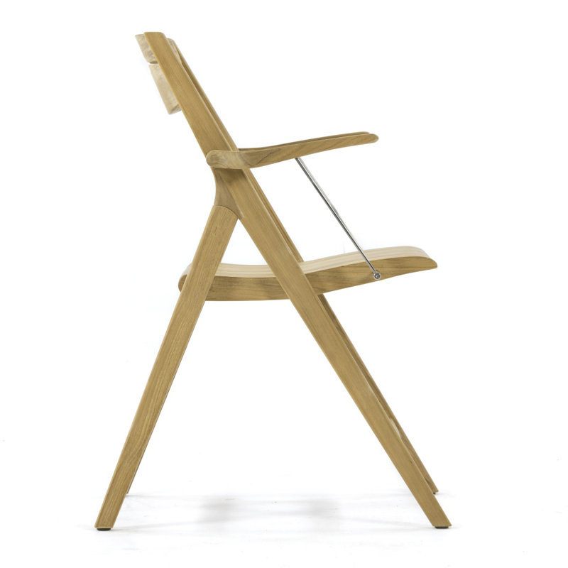 Westminster Teak Solid Wood Patio Folding Chair