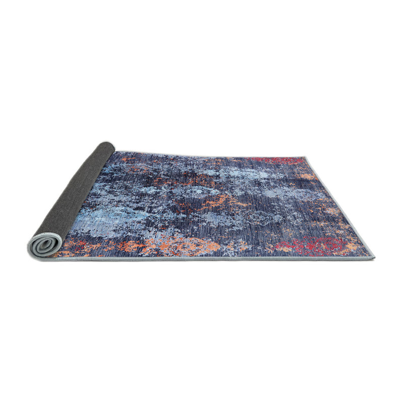 Hutsell Geometric Indoor Rug, Round 5'
