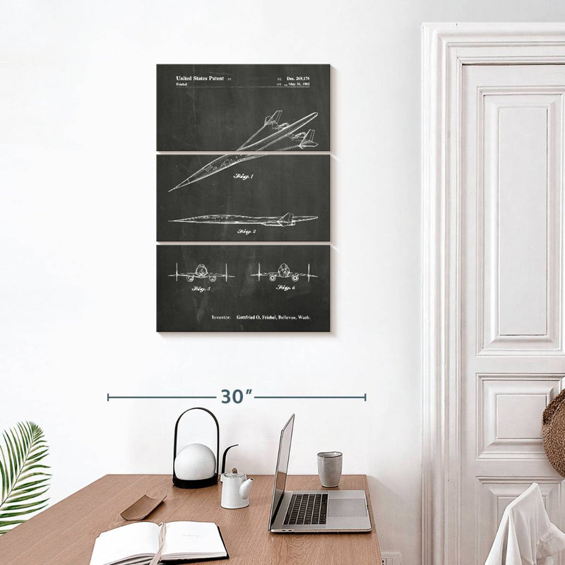 Tableau noir Laelle I, H 32 po x l 20 po