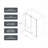 5476 Frameless One Fixed And One Shifted Shower Door, 70MM 304 Stainless Steel Large Pulleys With Adjustable Soft Closing Function,With Nano Easy Cleaning And Stick Explosion-Proof Menbrance-115218408