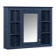 Armoire de salle de bain bleue-130803415