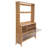 Rectangular Shoe Storage Cabinet With 8 Hooks Transparent Door