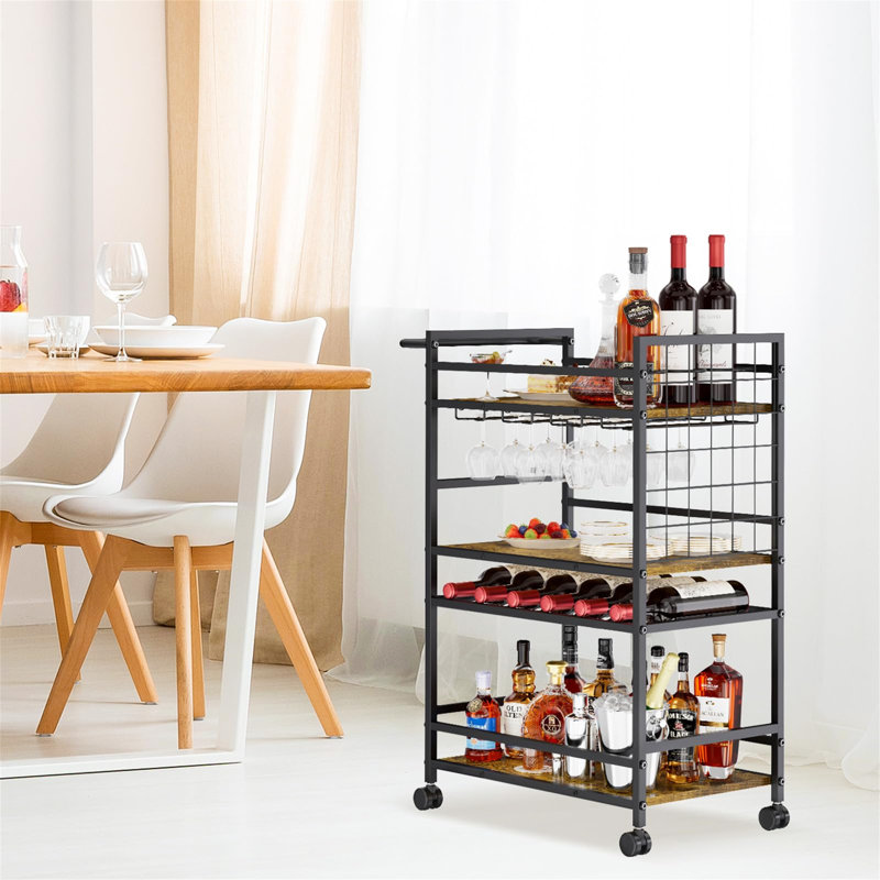 Annebelle Metal Bar Cart