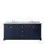 Meuble-lavabo double autoportant 60 po avec plateau en quartz et miroir Avery-97851419-97851423-100500669